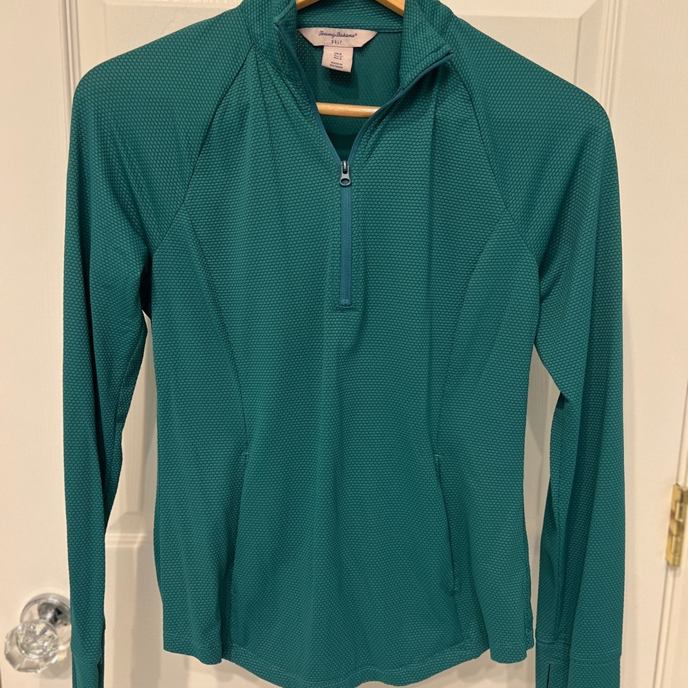 Tommy Bahama Green Women's Half-Zip Pullover